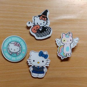 💖5/$25💖 Kawaii Hello Kitty Sanrio 4Pc Pins Set!